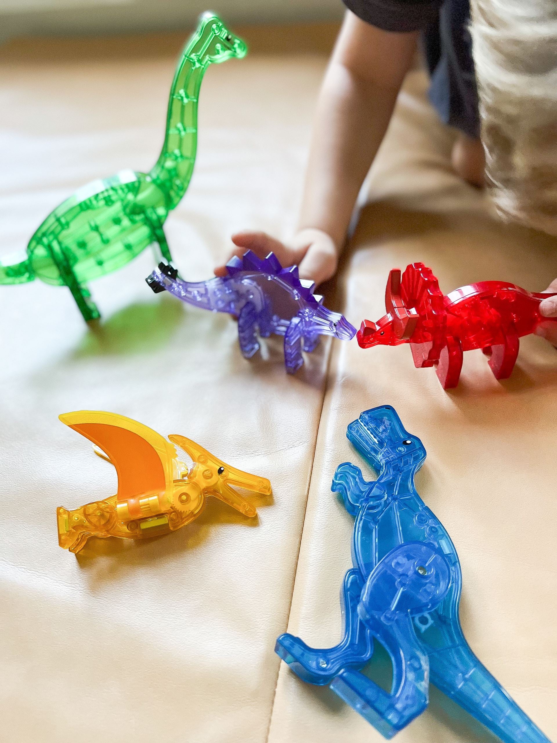 Magna-Tiles Magnetisk Legetøj - Dino figurer 5 stk.