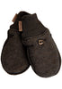 Mikk-Line Wool Mittens - Dark Brown Melange