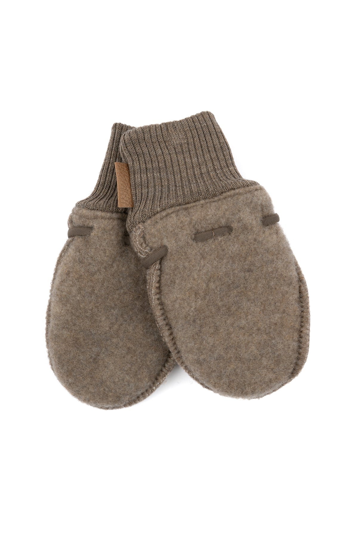 Mikk-Line Wool Mittens - Melange Denver