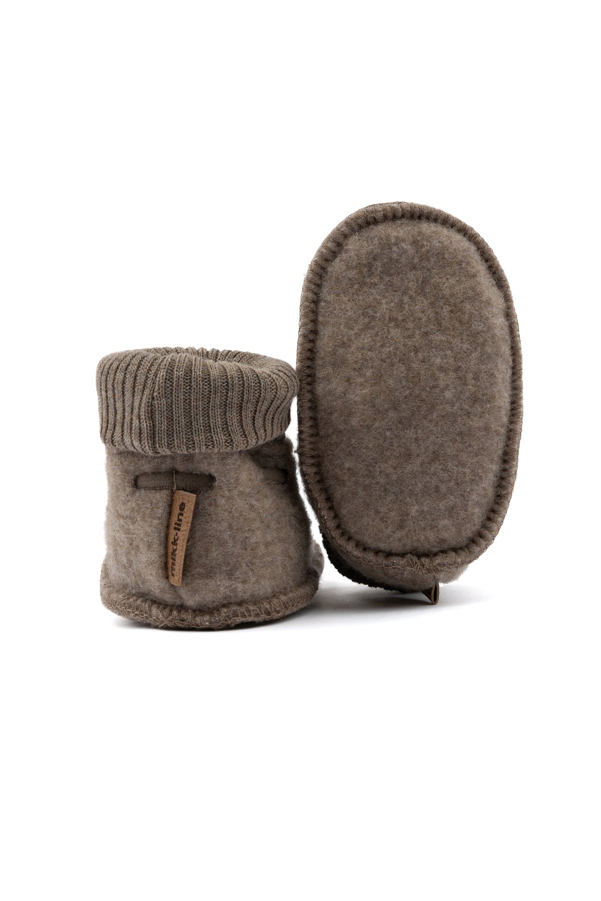 Mikk-Line Wool Footies - Melange Denver