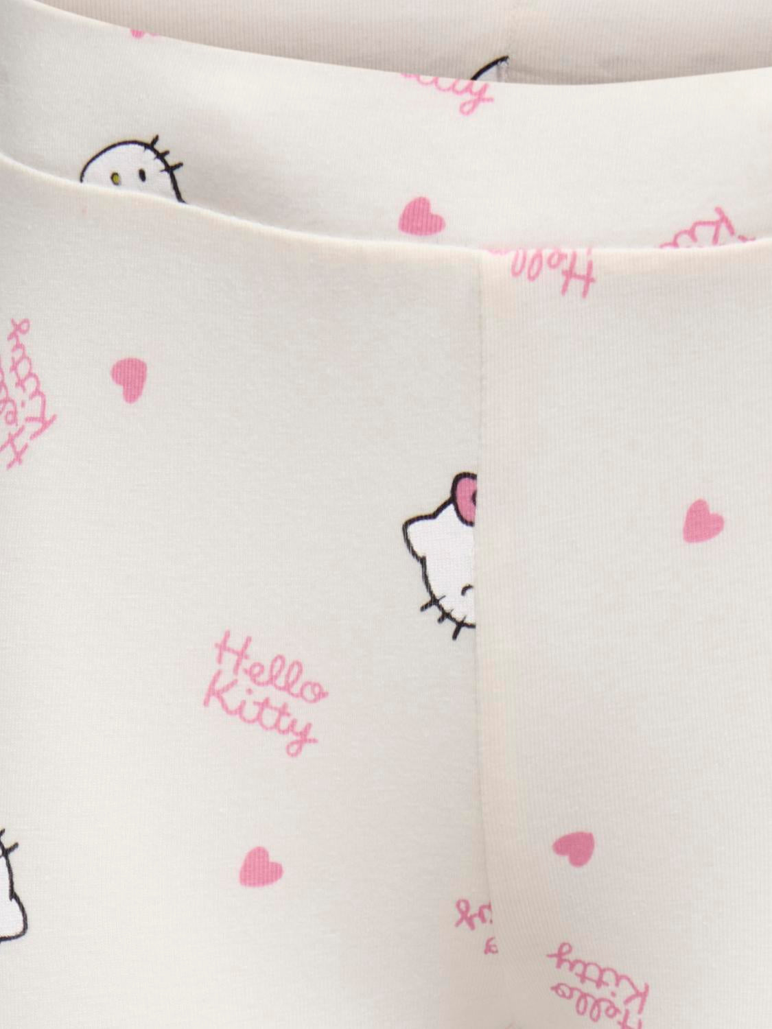 Only Mini Kitten Life Leggings - Tofu Hello Kitty