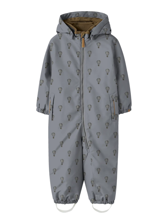 Lil Atelier Lasnow10 - Snowsuit AOP - Sleet Air / Ballons
