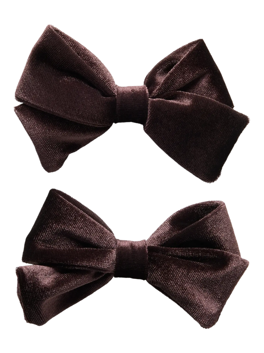 Name It Relvet - 2 pak Hairclips - Chocolate Plum