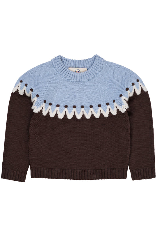 Copenhagen Colors Cupcake Classic Jumper - Brown/Blue