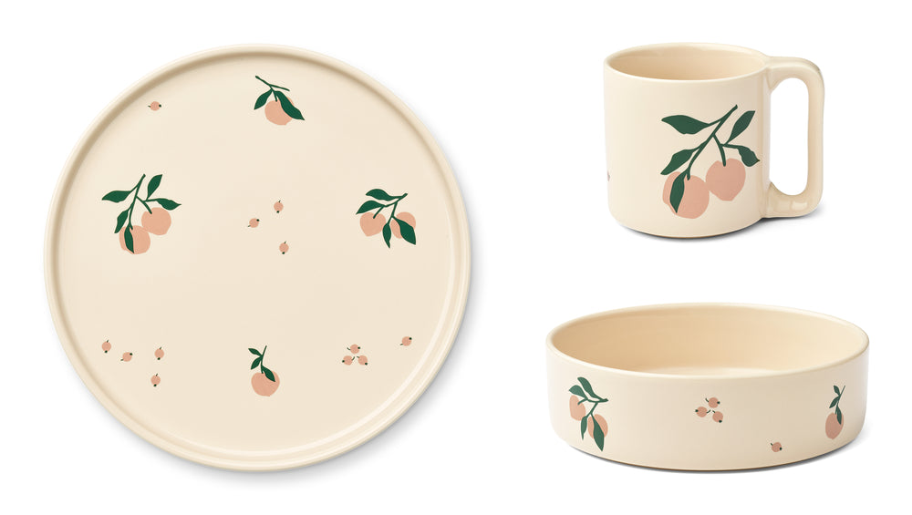 Liewood Camren Porcelain Tableware Set - Peach