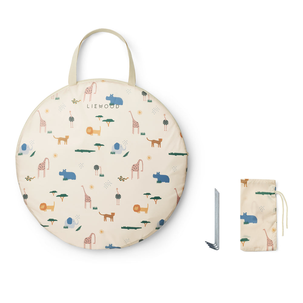 Liewood Everett Pop-Up telt med Soppebassin - Safari sandy mix