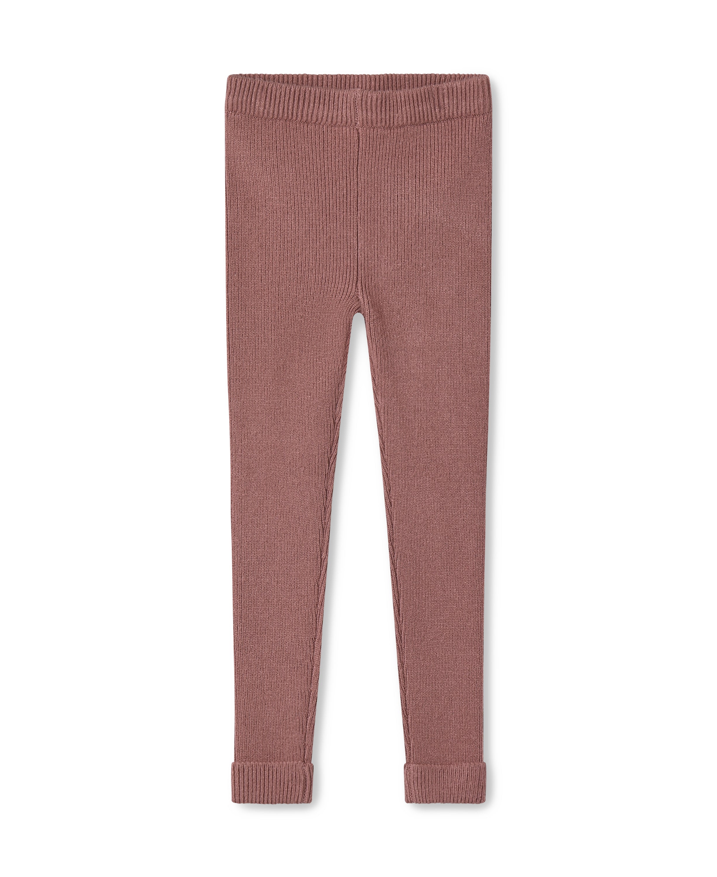 Fliink Benna Rib Leggings - Ash Rose