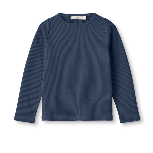 Fliink Kenna LS Bluse - Insignia Blue
