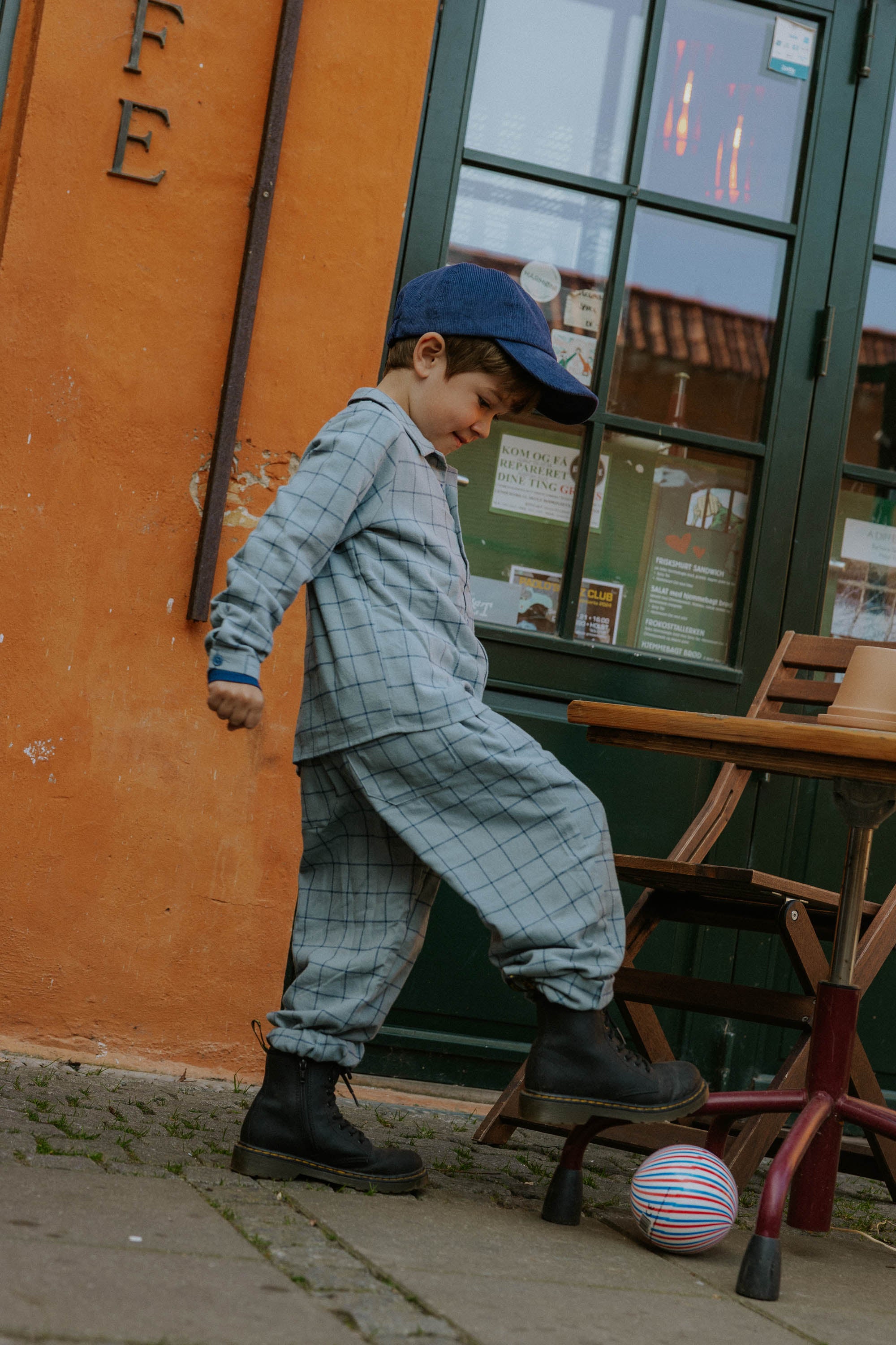 Fliink Cody Check Pant - Slate