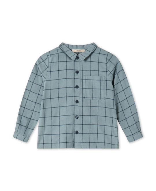 Fliink Cody Check Shirt - Slate