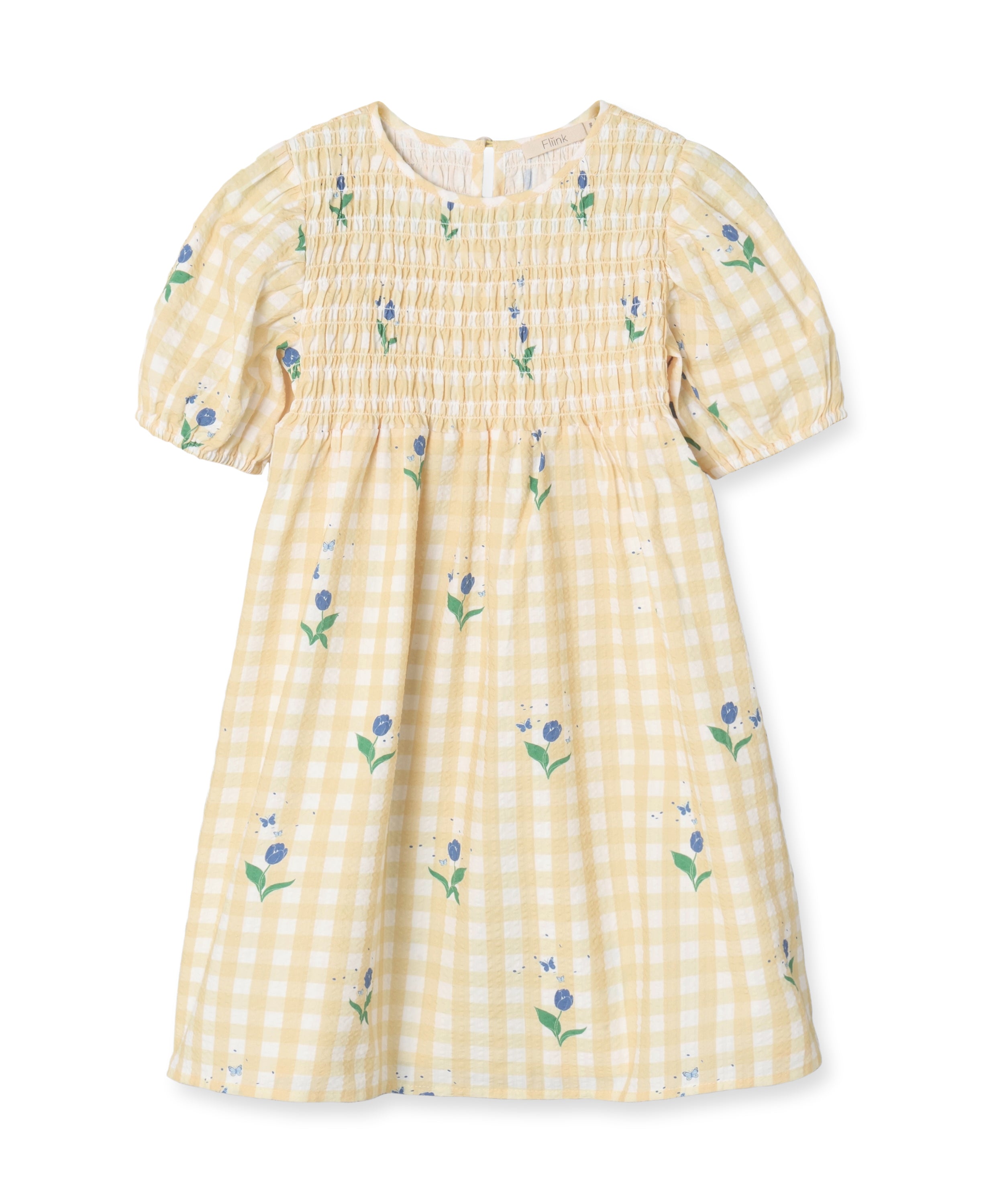 Fliink Agnes Flower Dress - Sunlight Flower