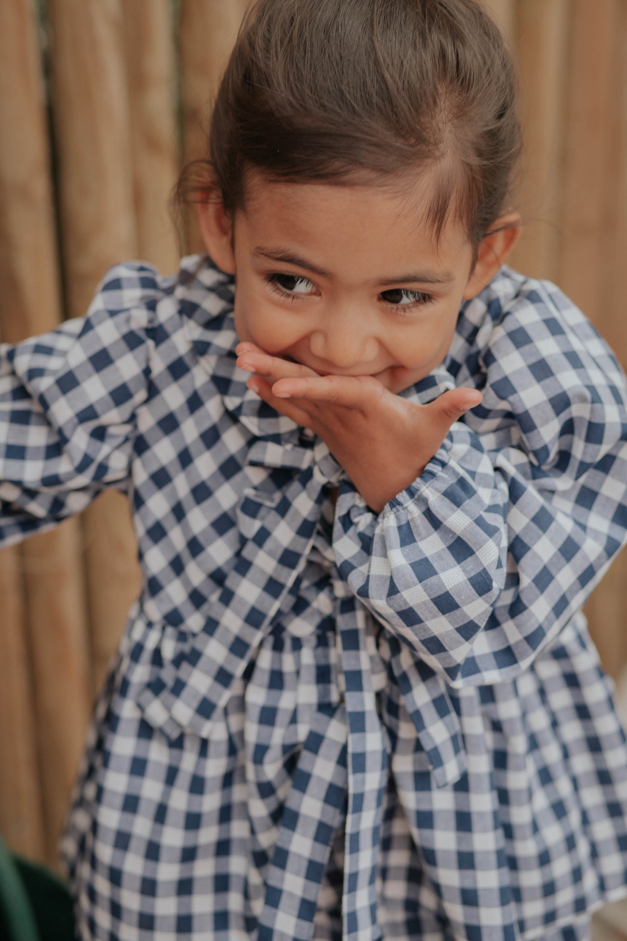 Fliink Zorro LS Blouse -  Insignia Sandshell Check