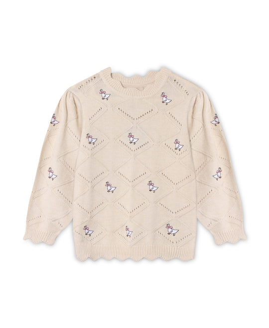 Fliink Alon Goose Pullover - Sandshell