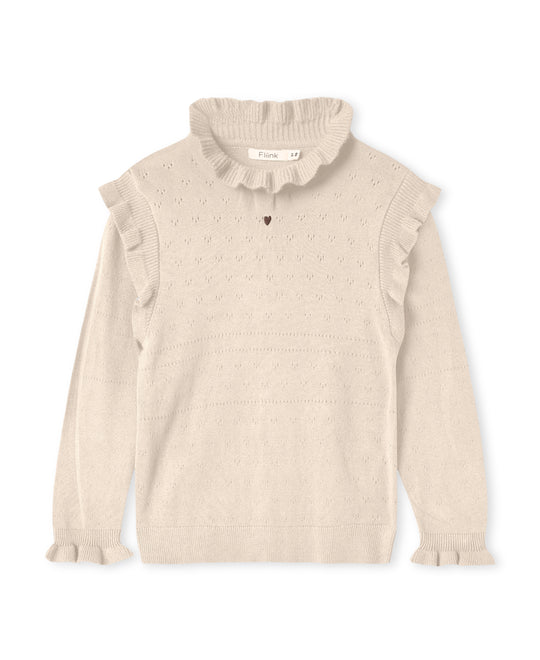 Fliink Fame LS Blouse - Sandshell