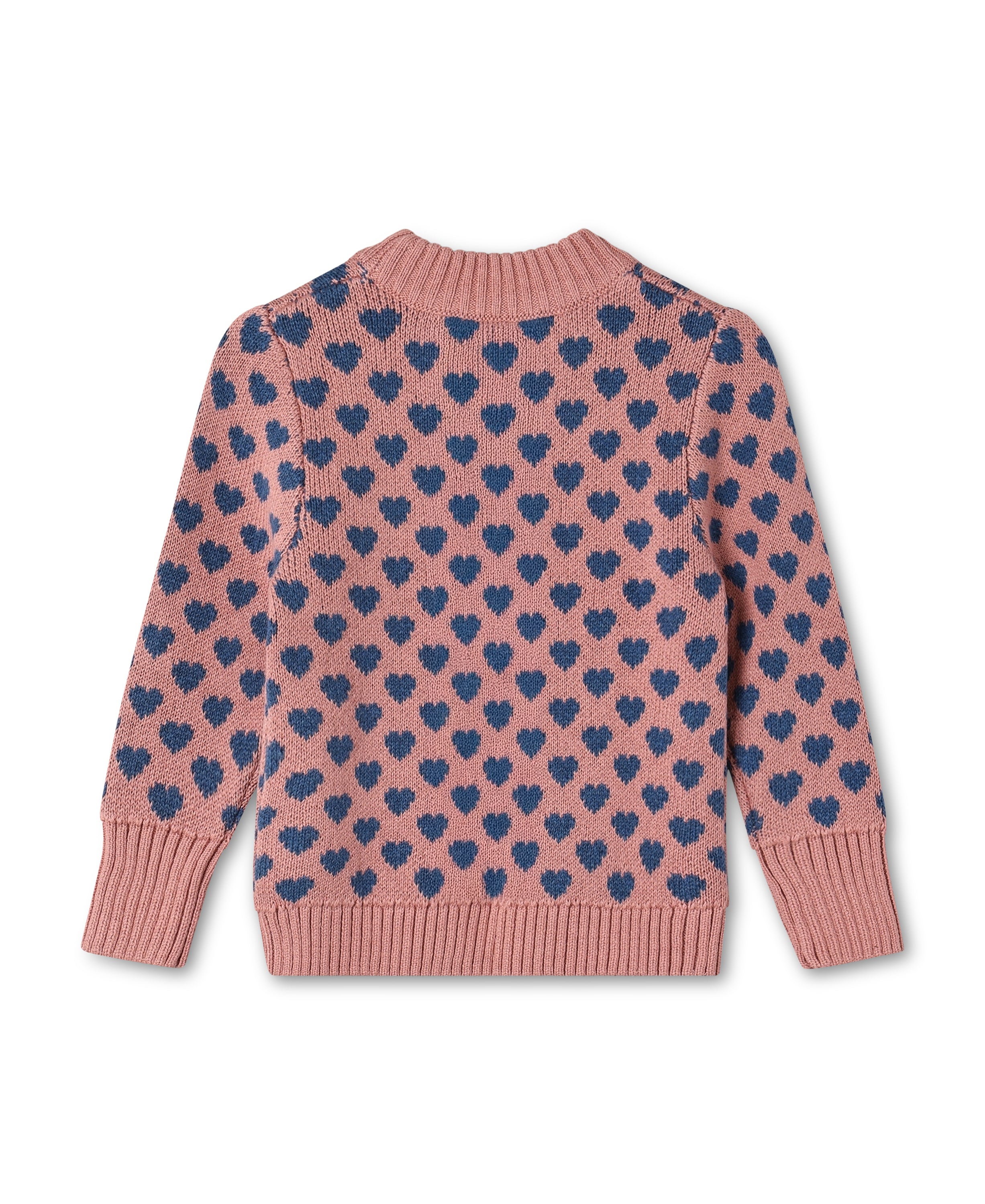 Fliink Janie Heart Pullover - Ash Rose