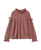 Fliink Kino LS Knit Blouse - Ash Rose
