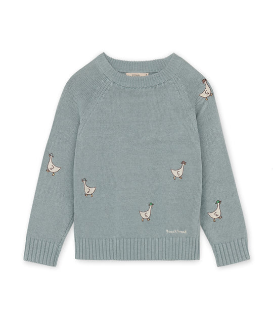 Fliink Mahdi Knit Pullover - Slate