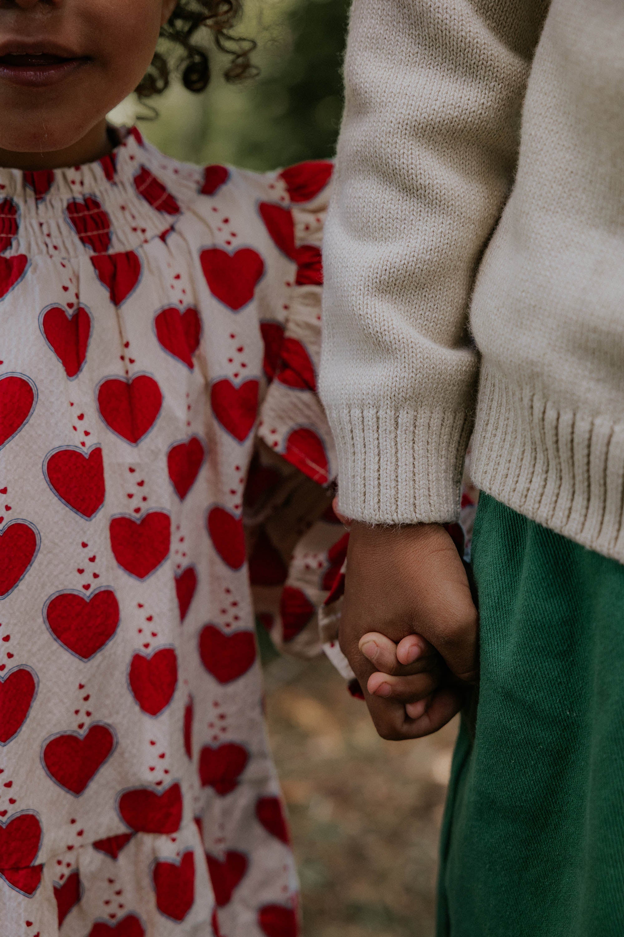 Fliink Winter Heart Dress - Sandshell