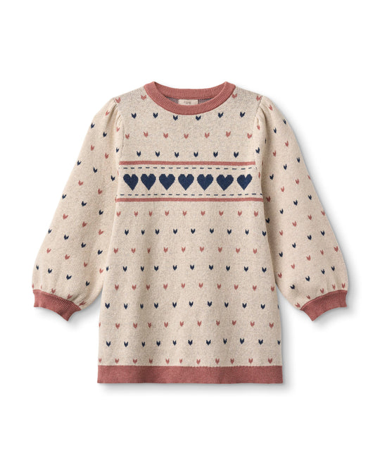 Fliink Nova Multi Heart Dress - Sandshell