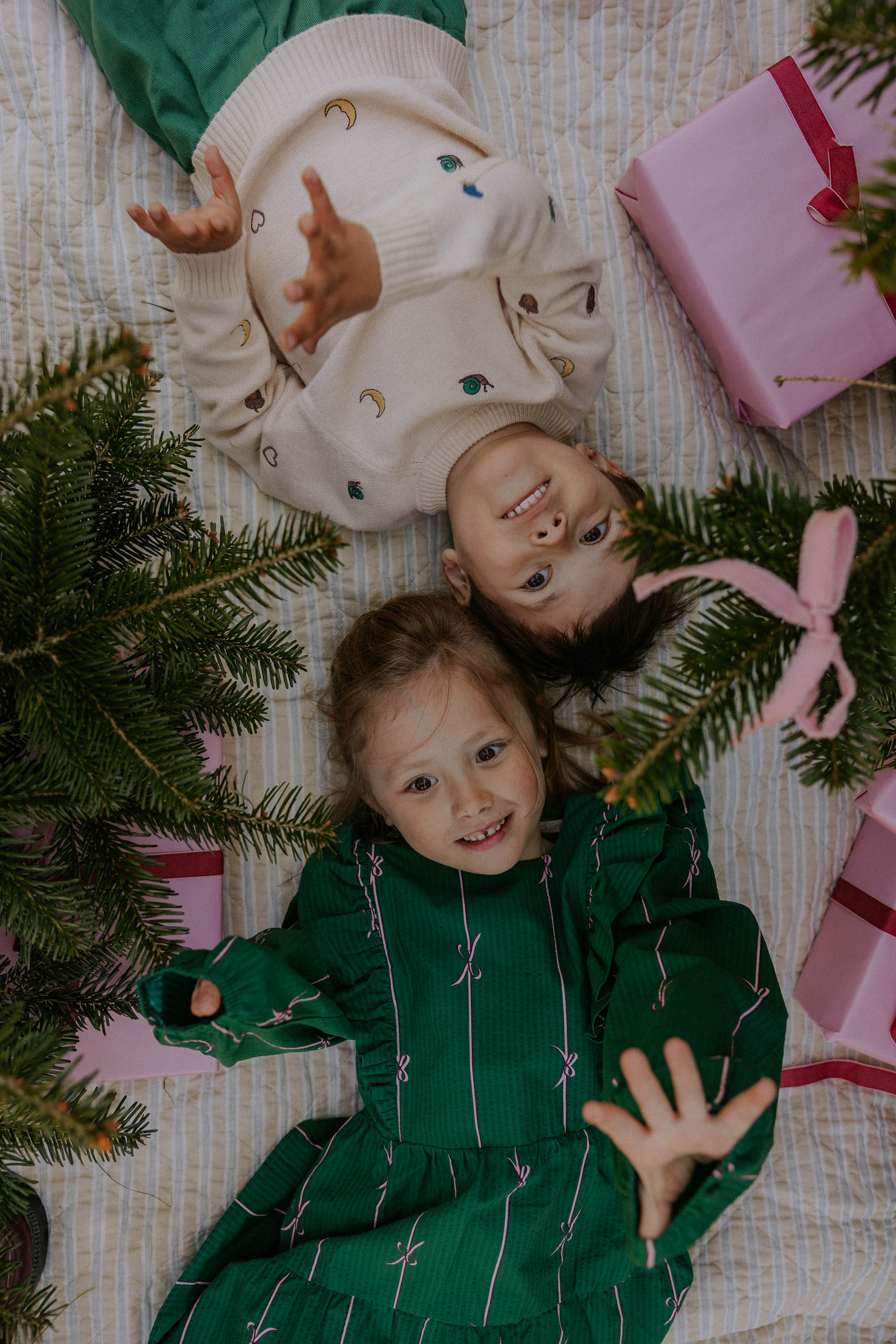 Fliink Bowie LS Blouse - Hunter Green Bow