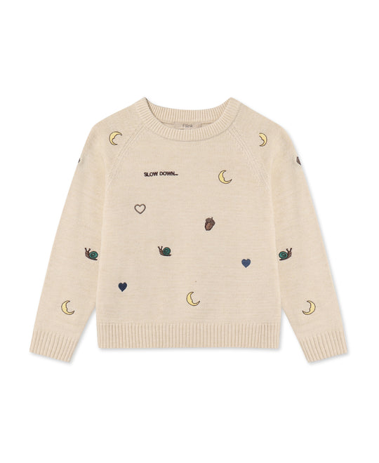 Fliink Benna Icon Pullover - Sandshell