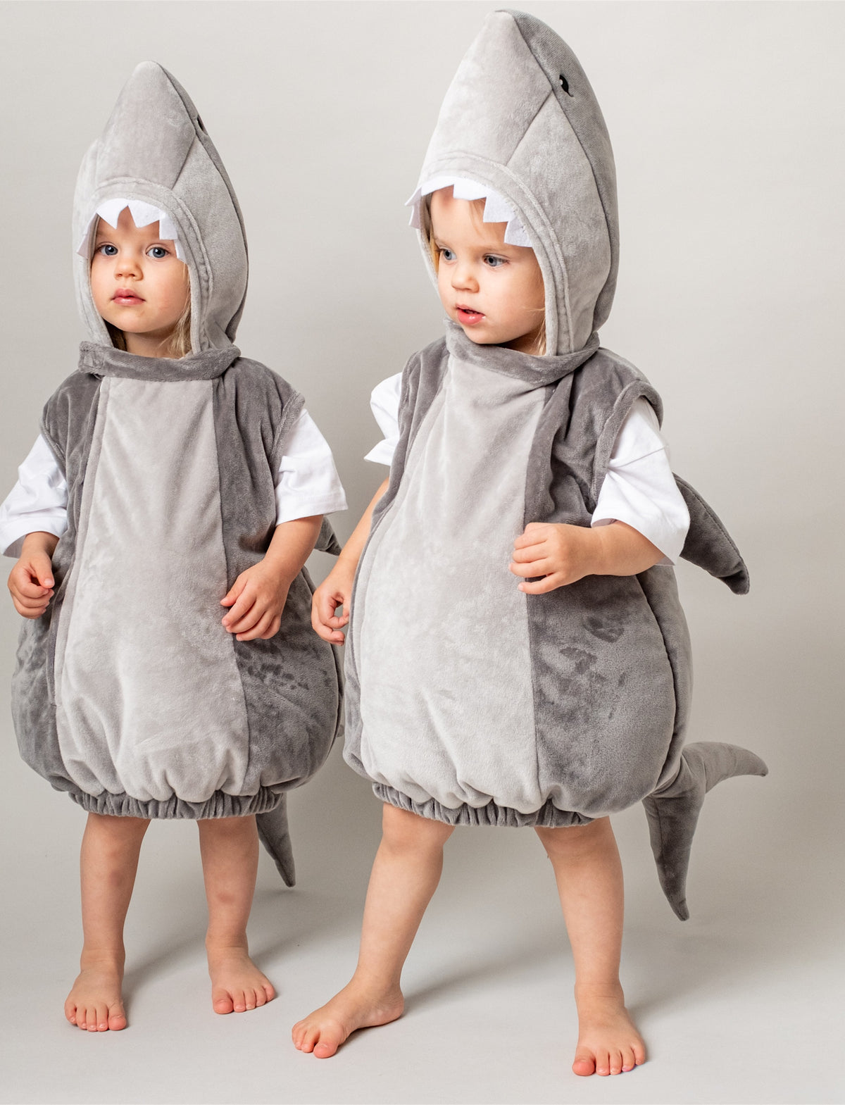 That´s Mine Hank  - Shark Suit 3-6 år - Silver Grey