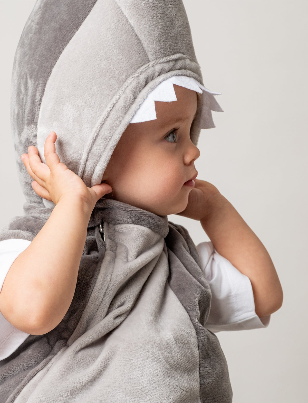 That´s Mine Hank  - Shark Suit 1-3 år - Silver Grey