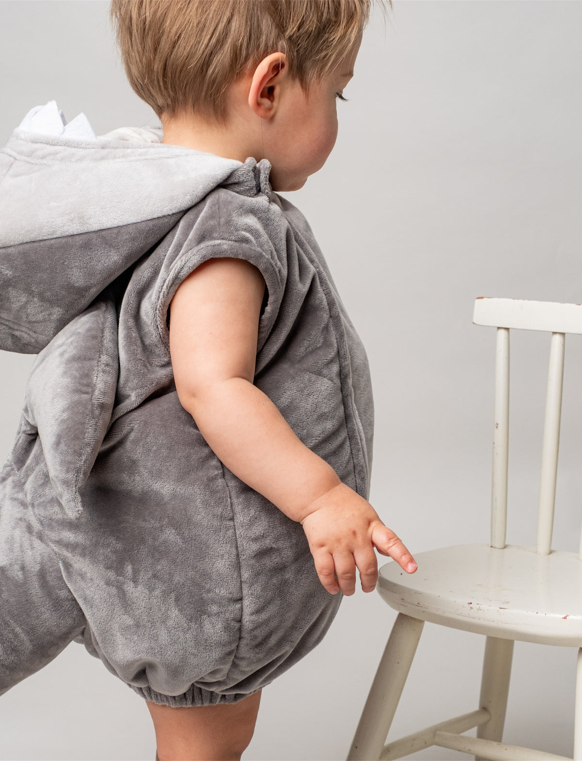 That´s Mine Hank  - Shark Suit 1-3 år - Silver Grey