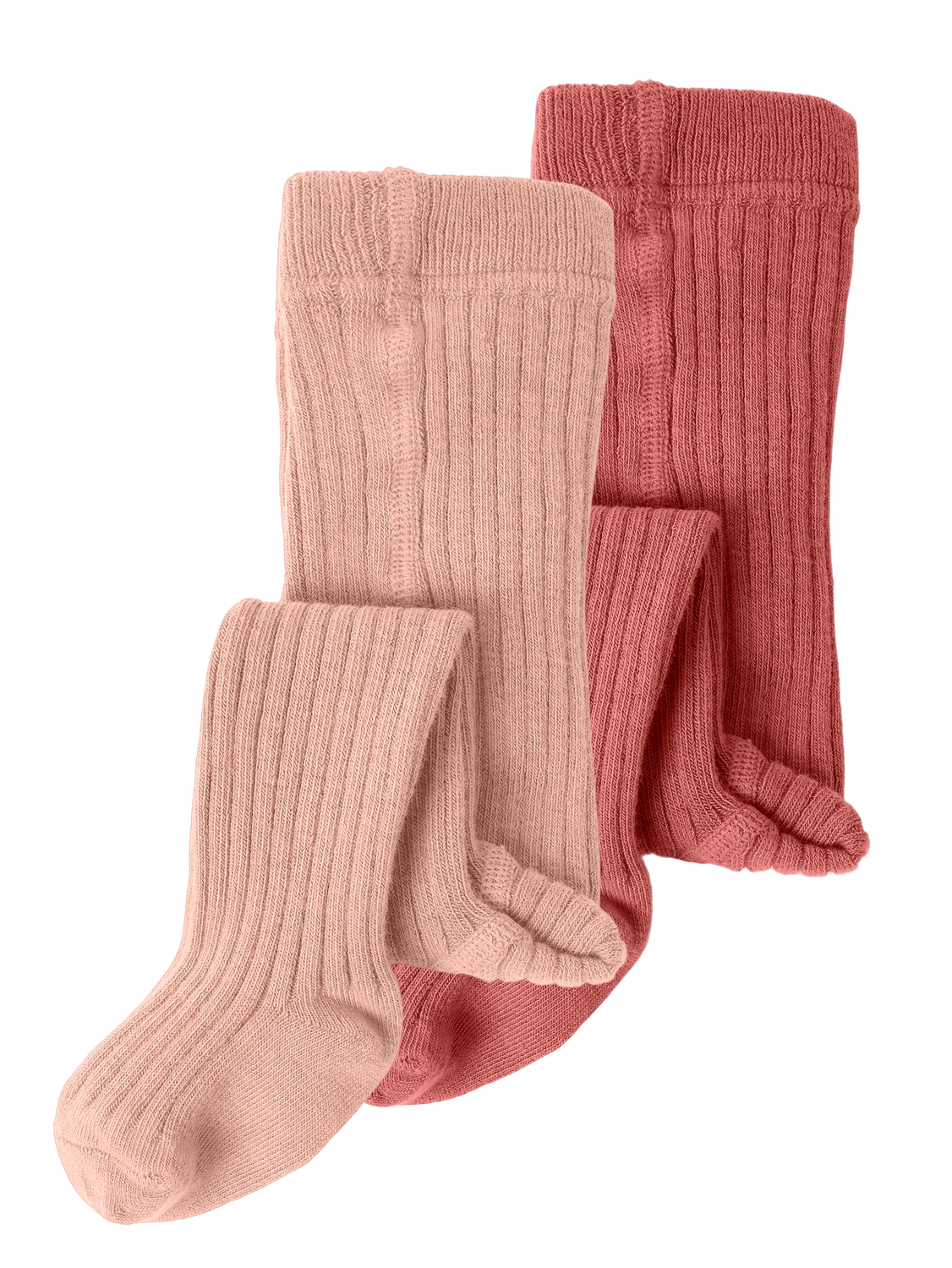 Lil Atelier Ilso 2 pak Strømpebukser - Withered Rose