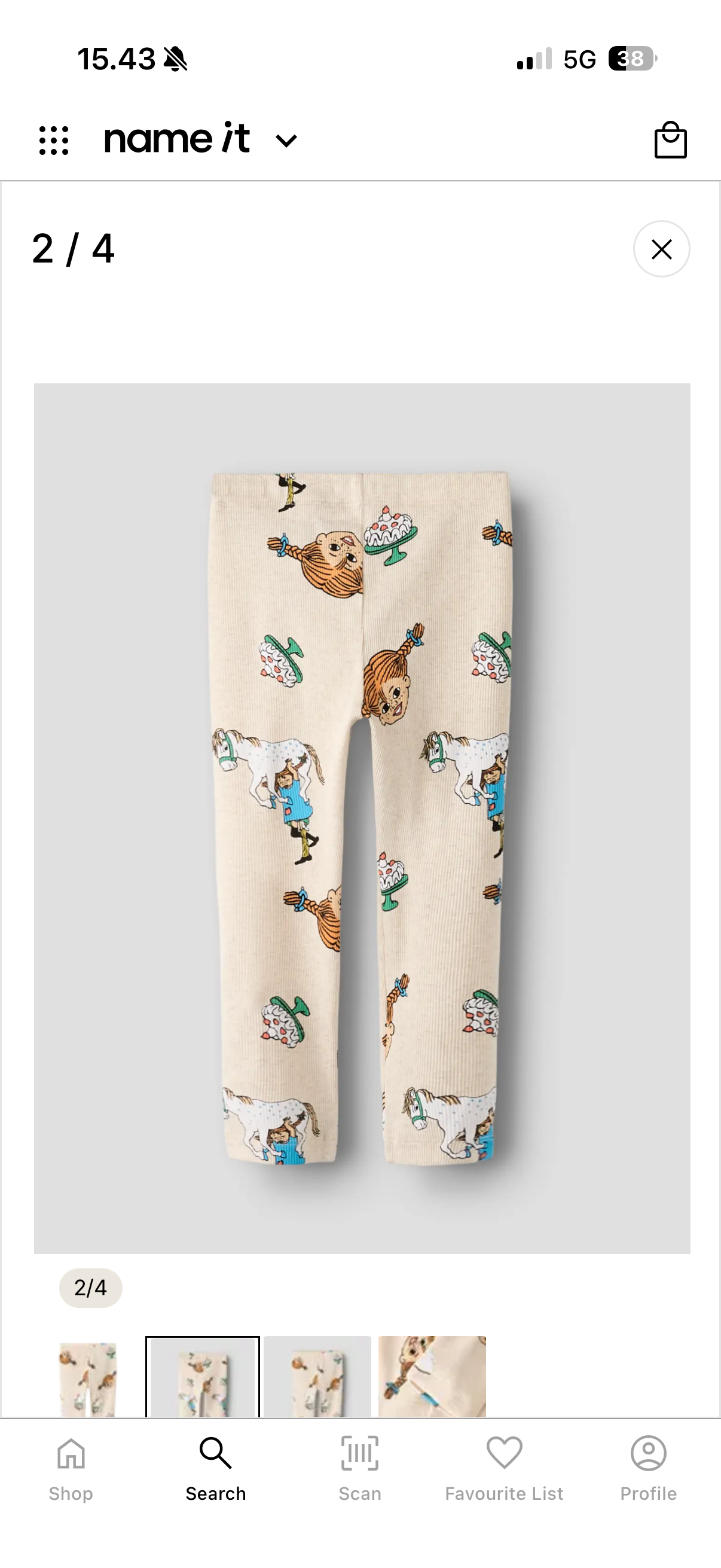 Name It Soca Pippi Legging - Peyote Melange