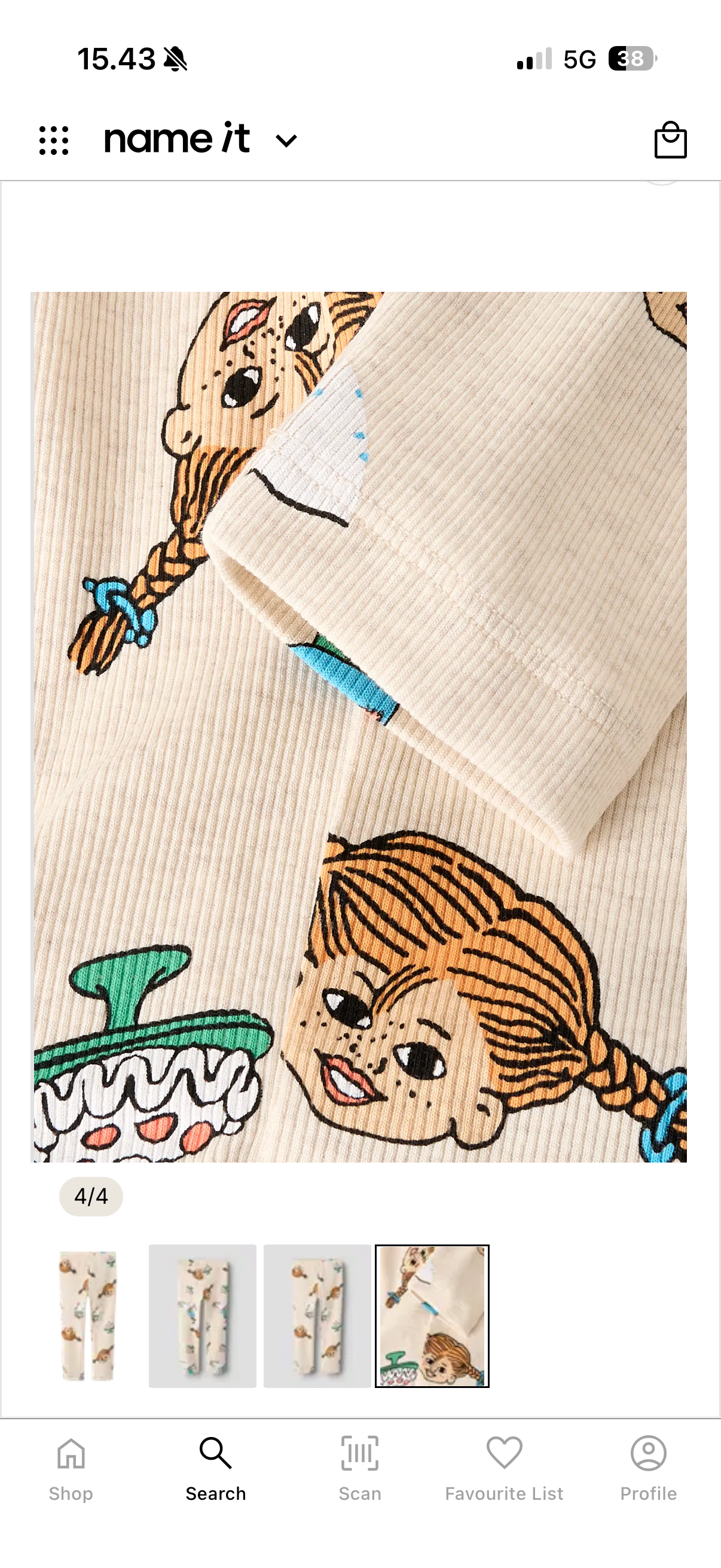 Name It Soca Pippi Legging - Peyote Melange