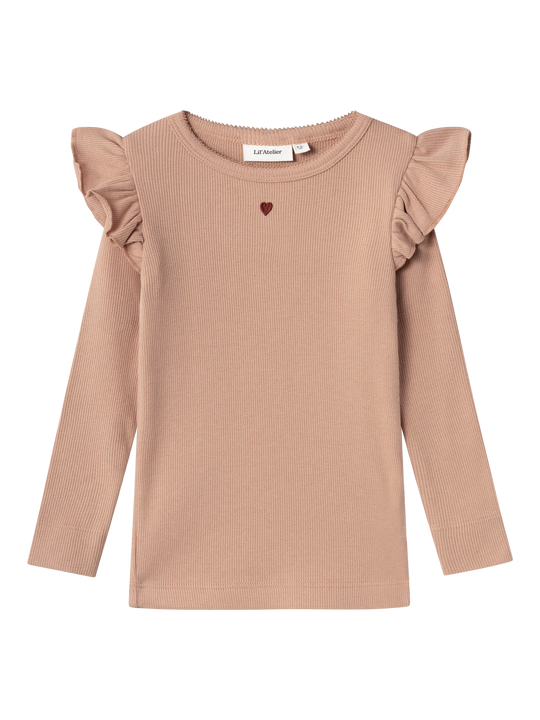 Lil Atelier Gago Kuo Slim Shirt - Nougat