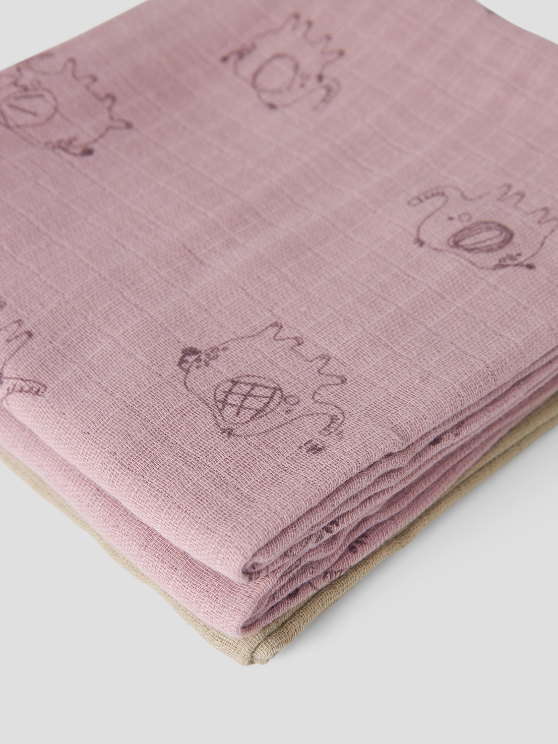 Name It Ohappy Stofbleer 3 pak -  Burnished Lilac