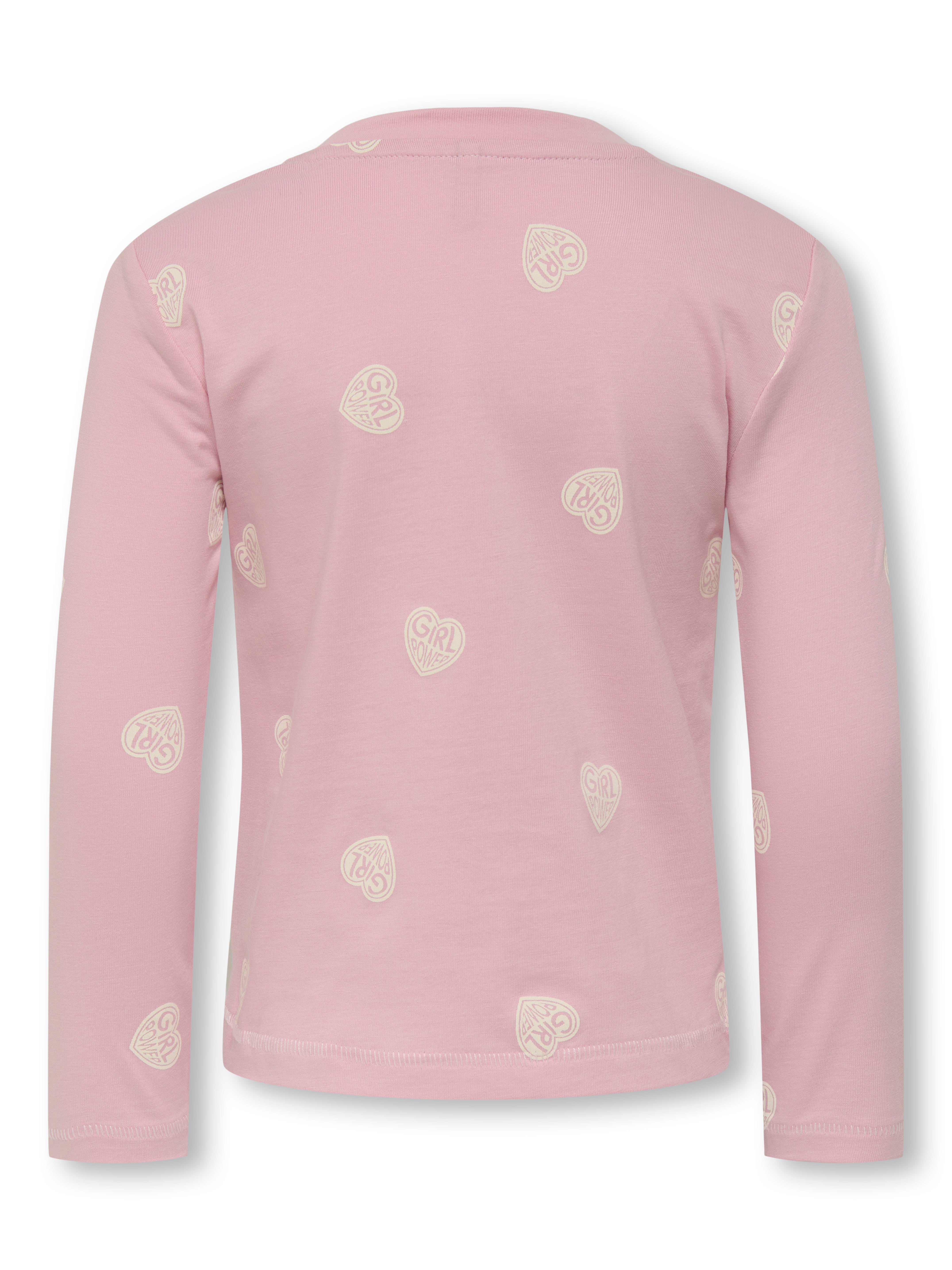 Only Mini Lilia Life LS Tee - Bleached Mauve