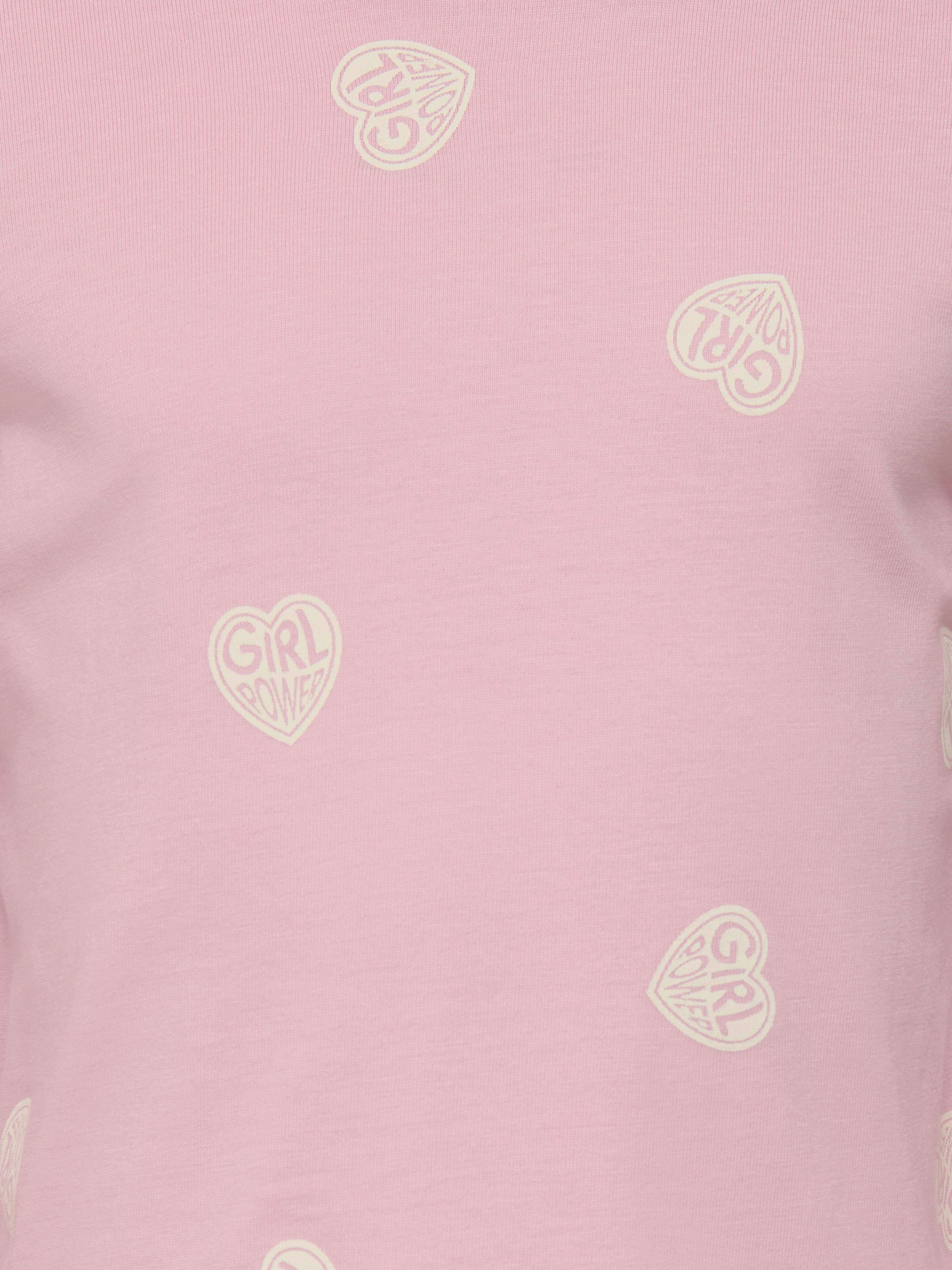 Only Mini Lilia Life LS Tee - Bleached Mauve