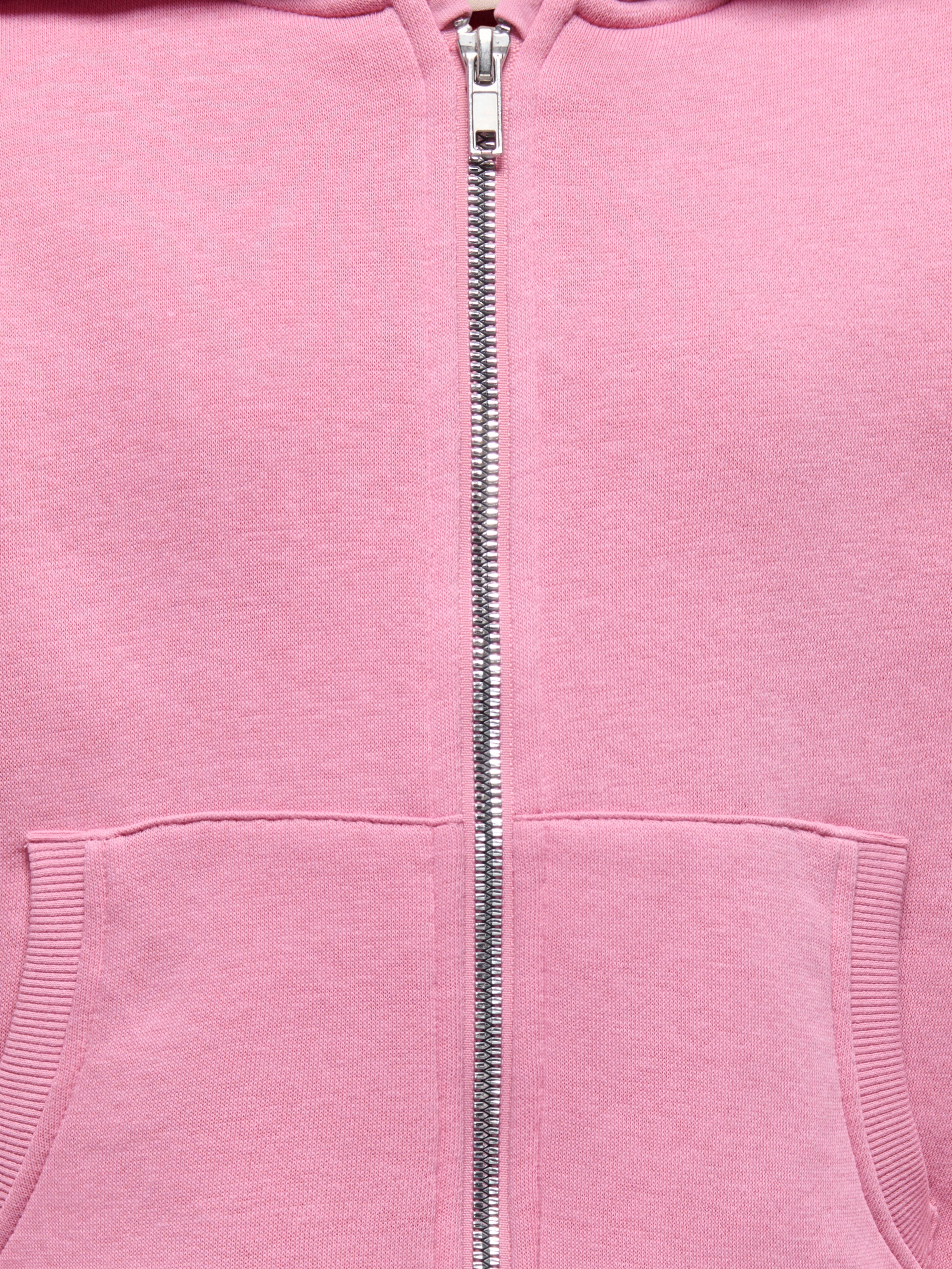 Only Mini Sweat L/S Zip Hoodie - Cashmere Rose