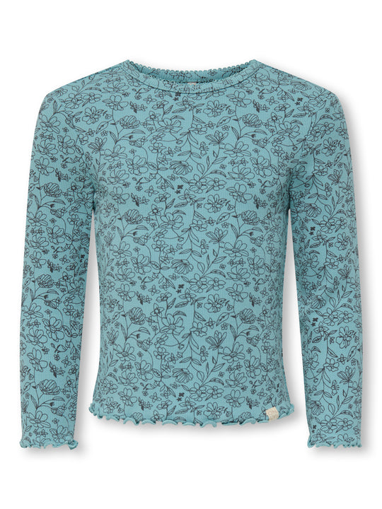 Only Mini Trinny Life LS Top - Cameo Blue