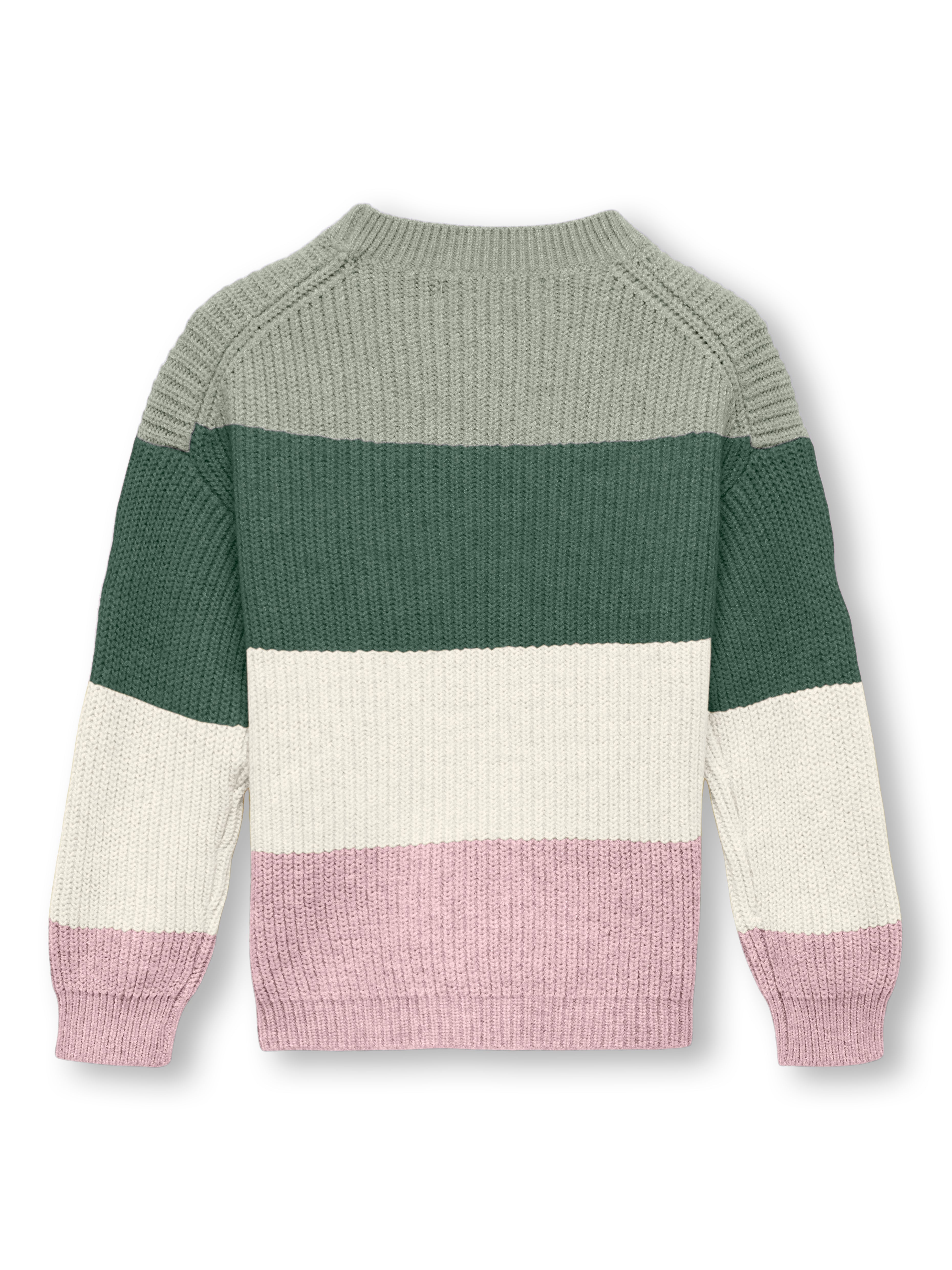 Only Mini Sandy Life Stripe Knit - Desert Sage