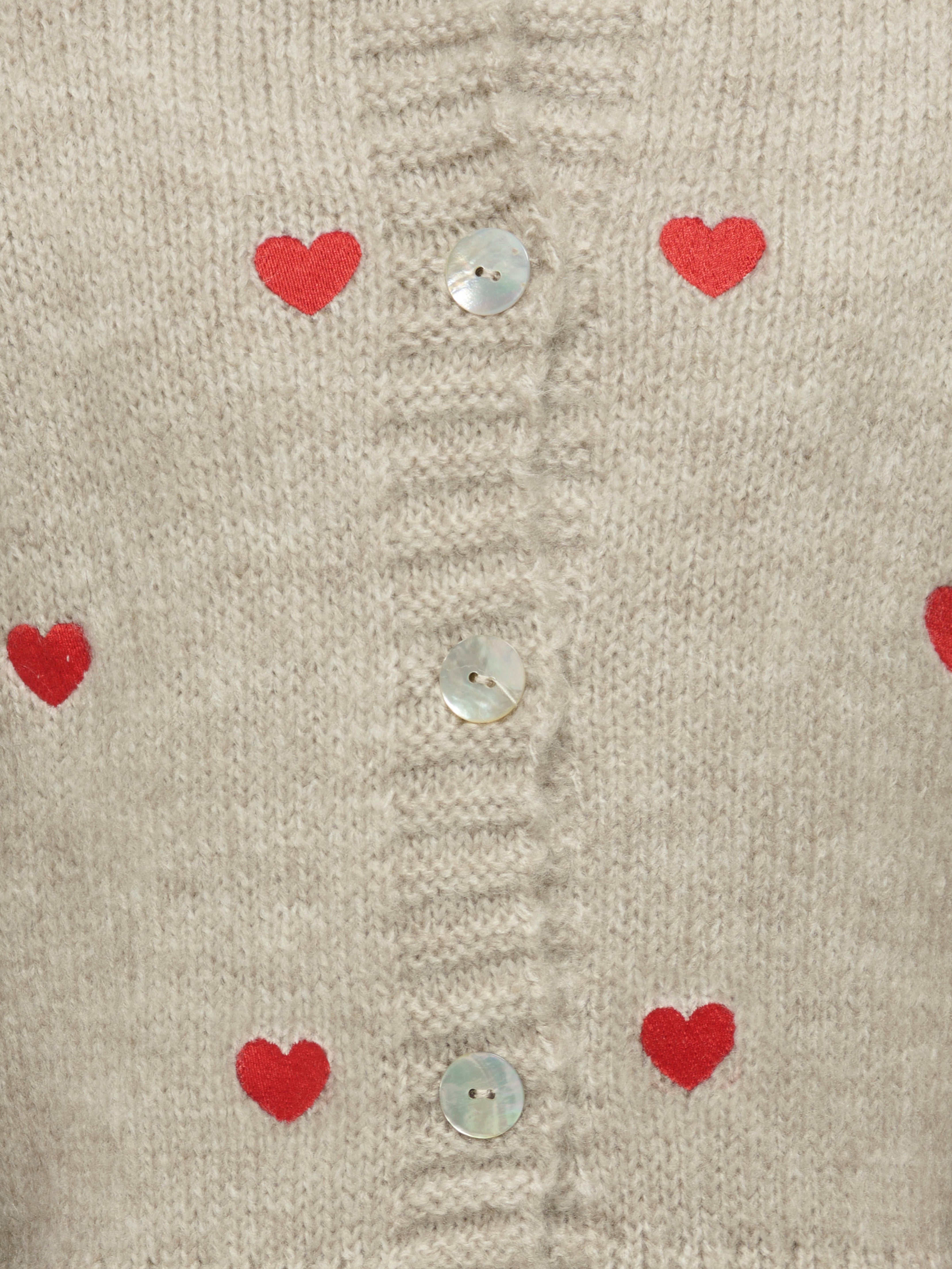 Only Mini Silla O-Neck Cardigan - Pumice Stone