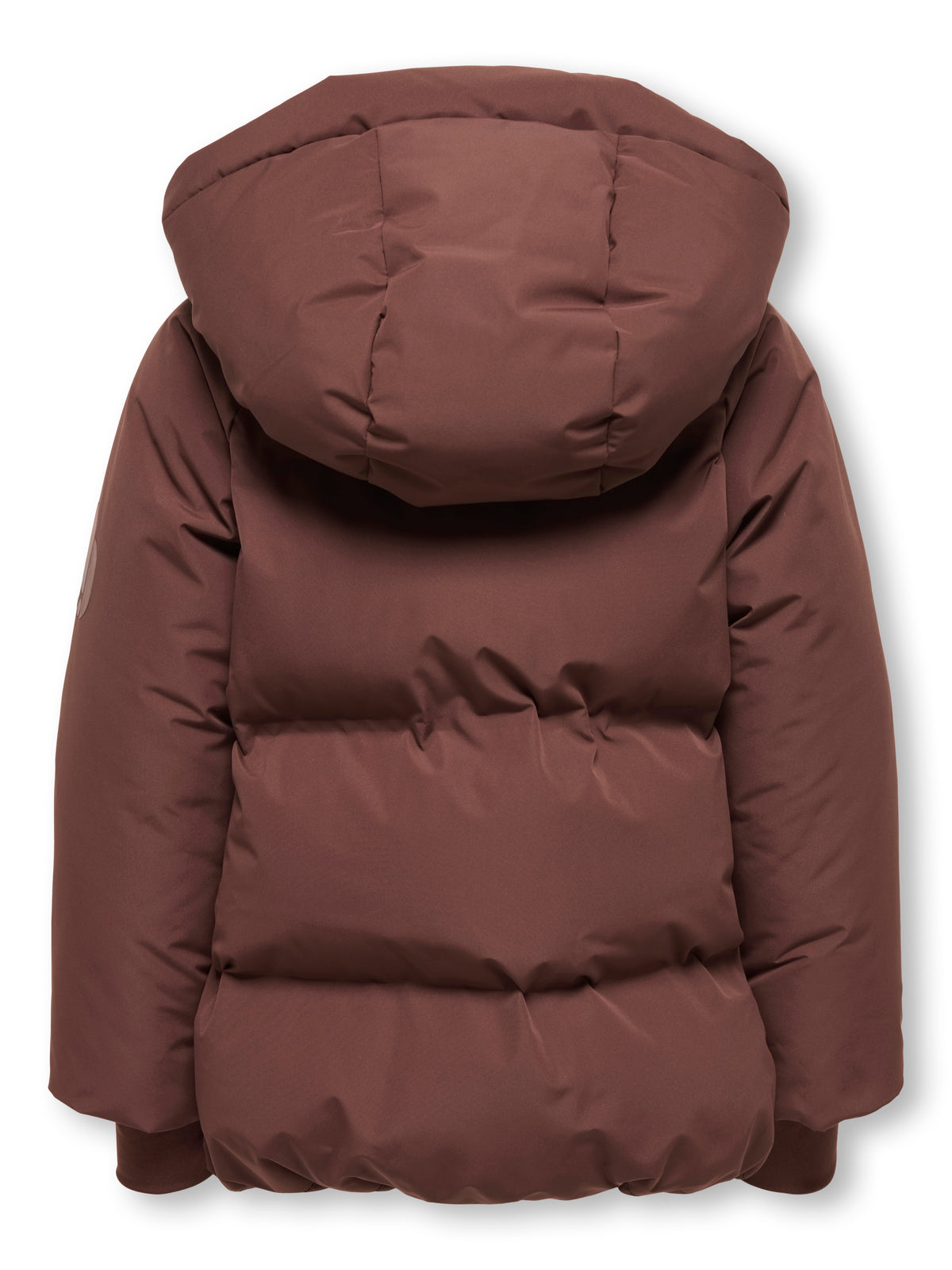 Only Mini Ellie - Functional Hood Puff Jacket - Brown Stone