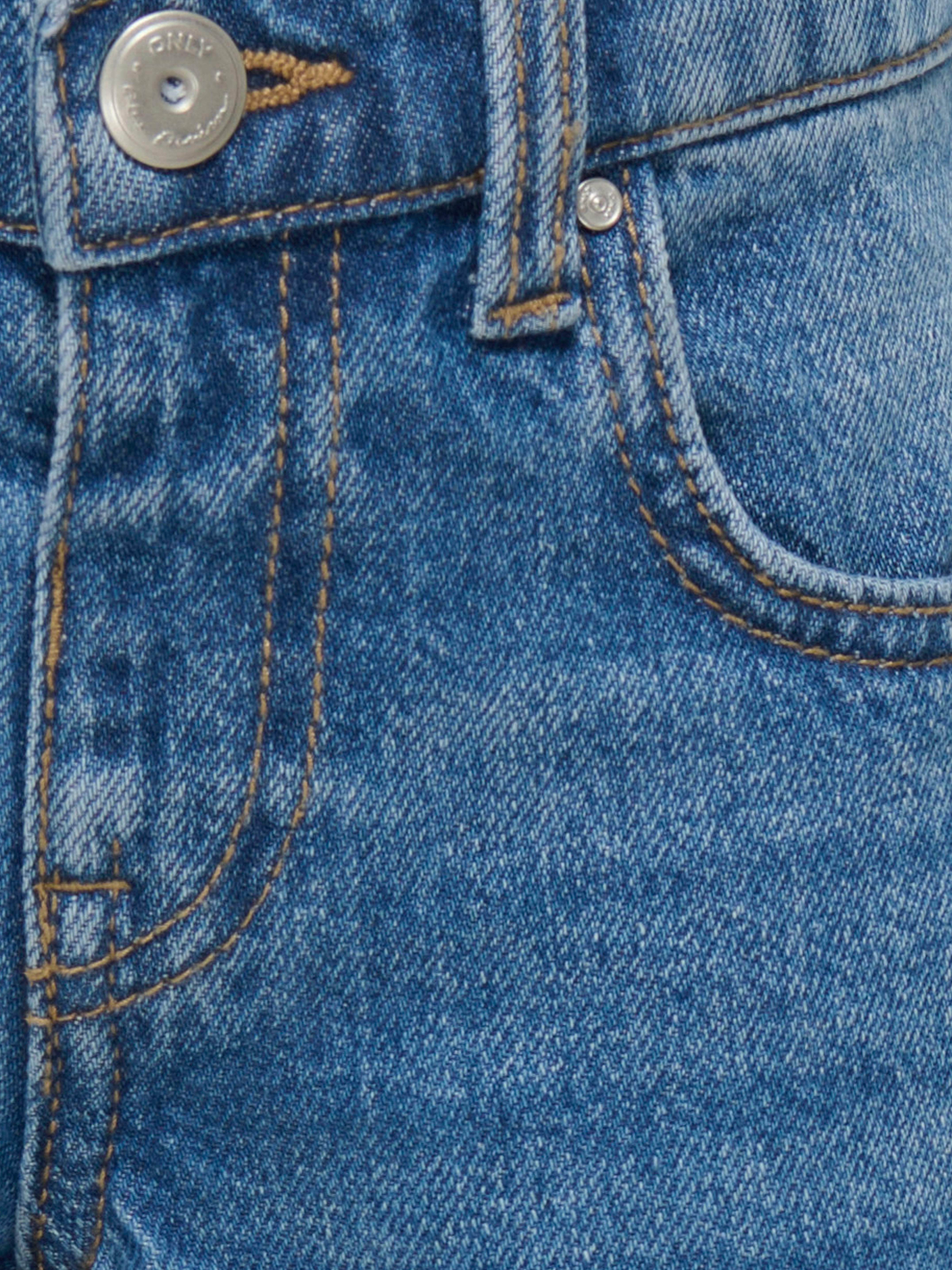 Only Mini Lumi Wide Denim Jeans -  Medium Blue Denim