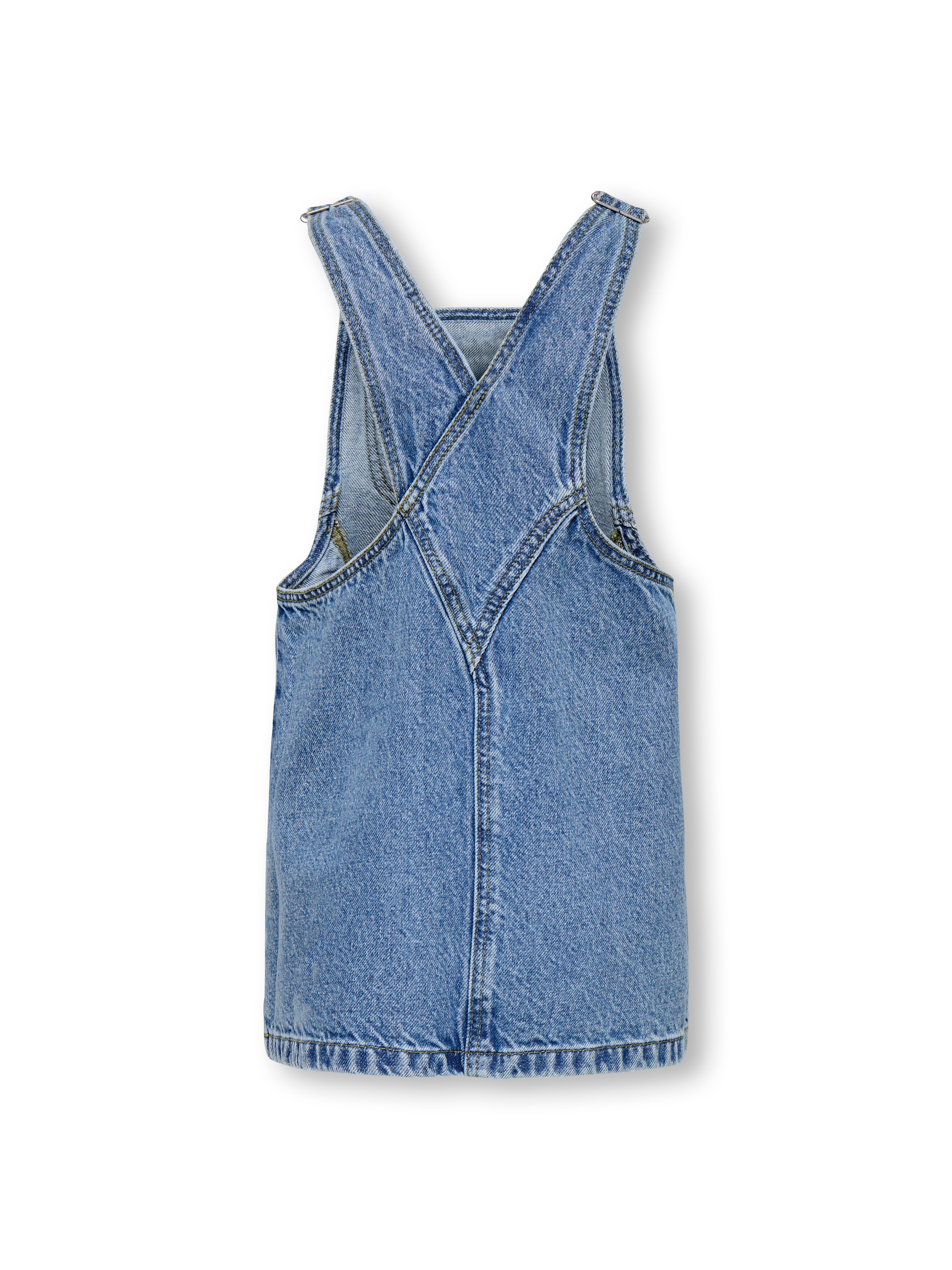 Only Mini Cille Short Spencer Dress - Medium Blue Denim
