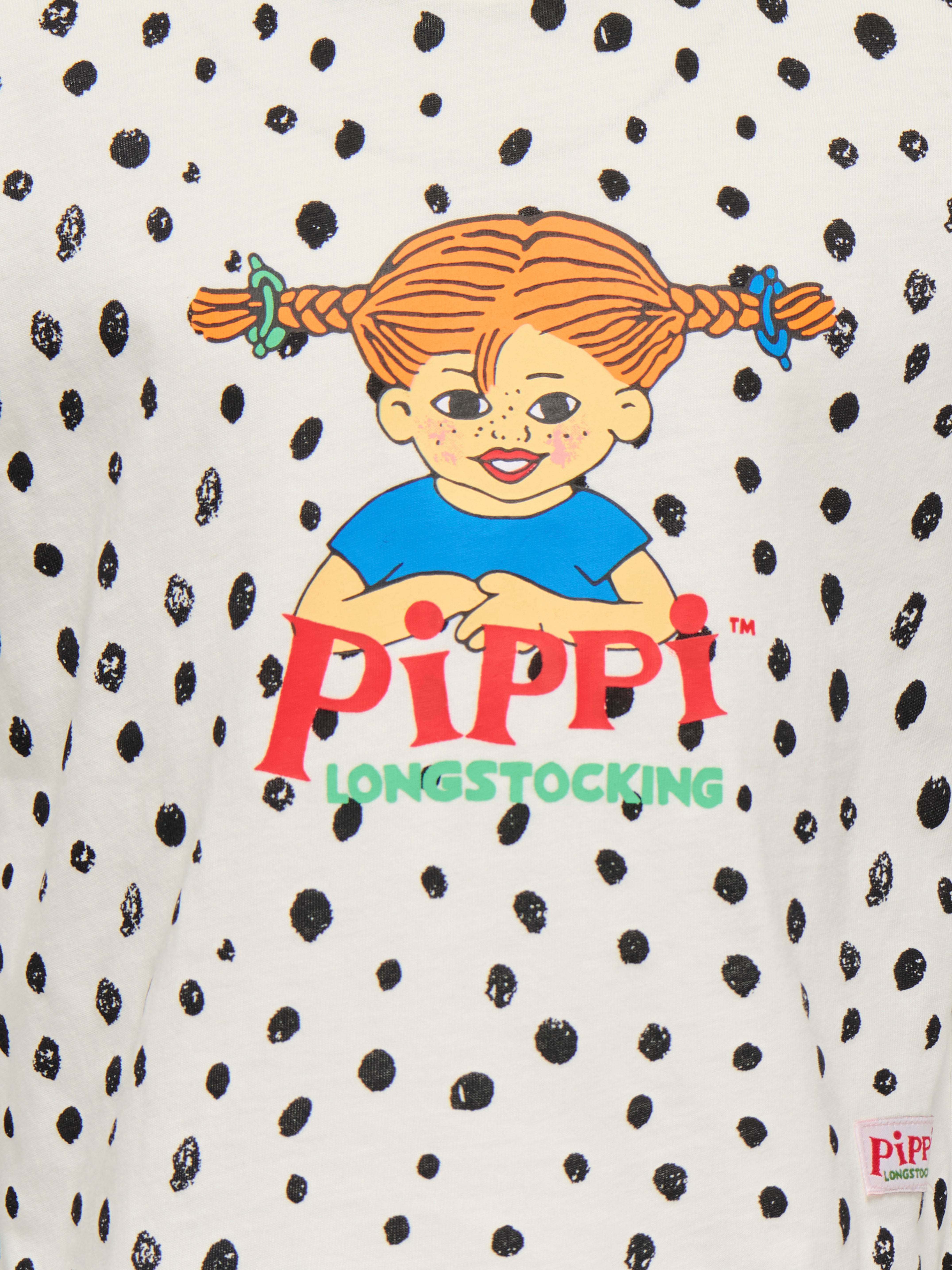 Only Mini Pippa Life SS Tee - Egret/Dot