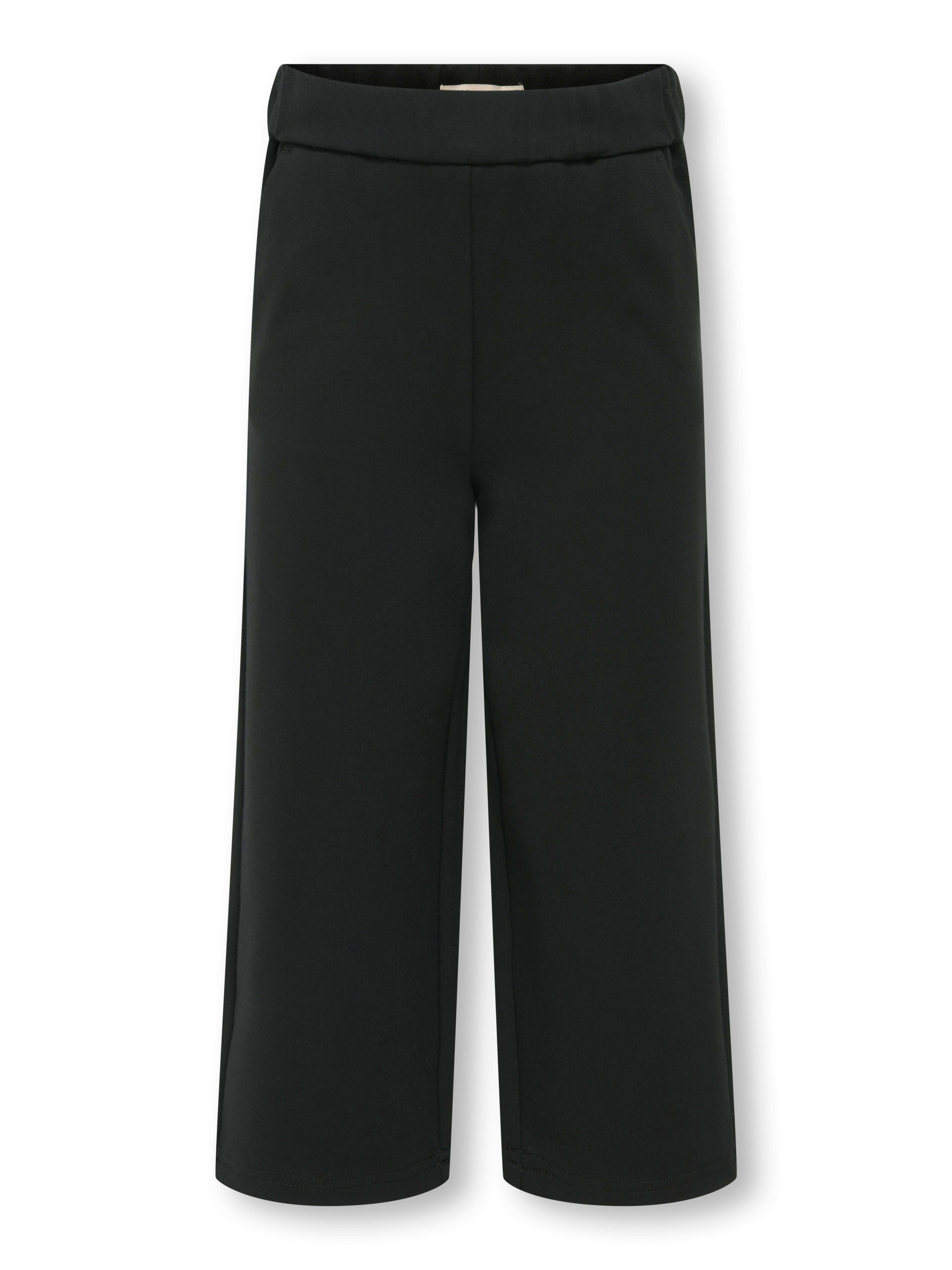 Only Mini Poptrash Life Wide Pants - Black