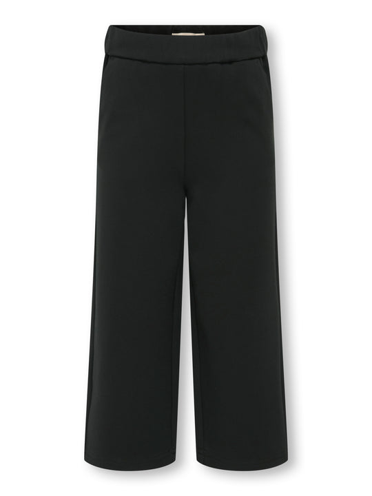 Only Mini Poptrash Life Wide Pants - Black