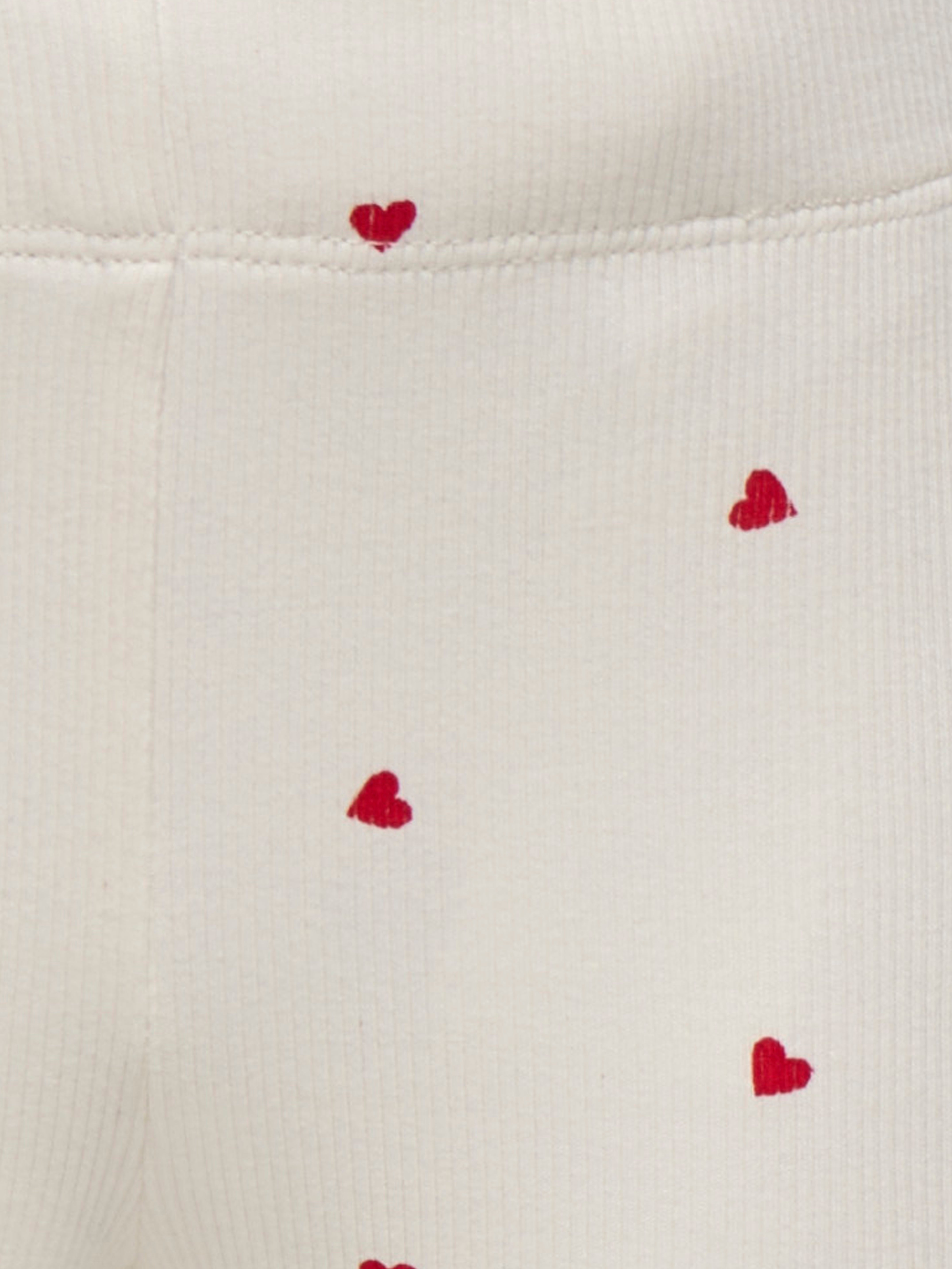 Only Mini Trinny Life Leggings - Tofu Heart