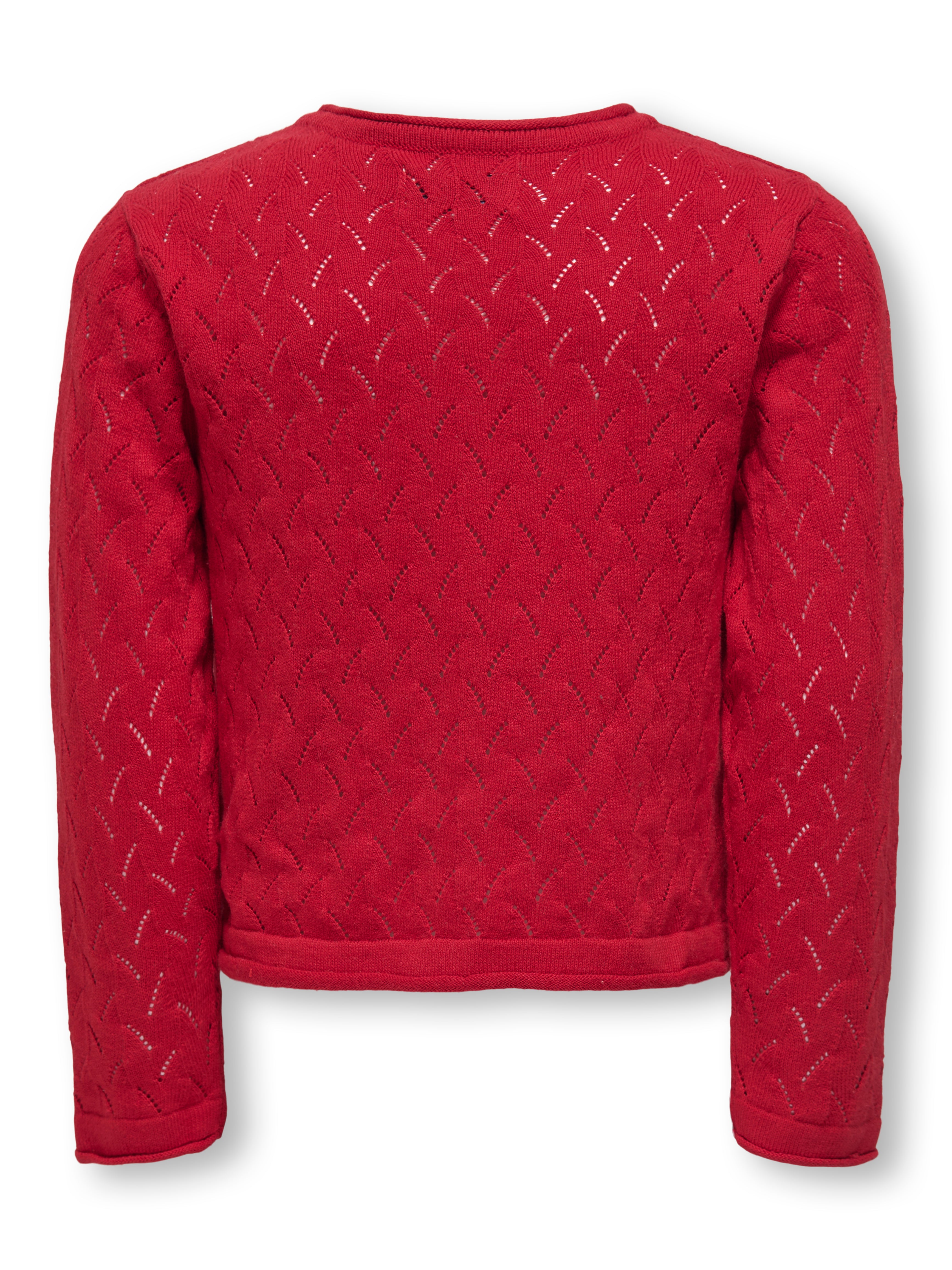 Only Mini Megan Life Cardigan NOOS - Equestrian Red