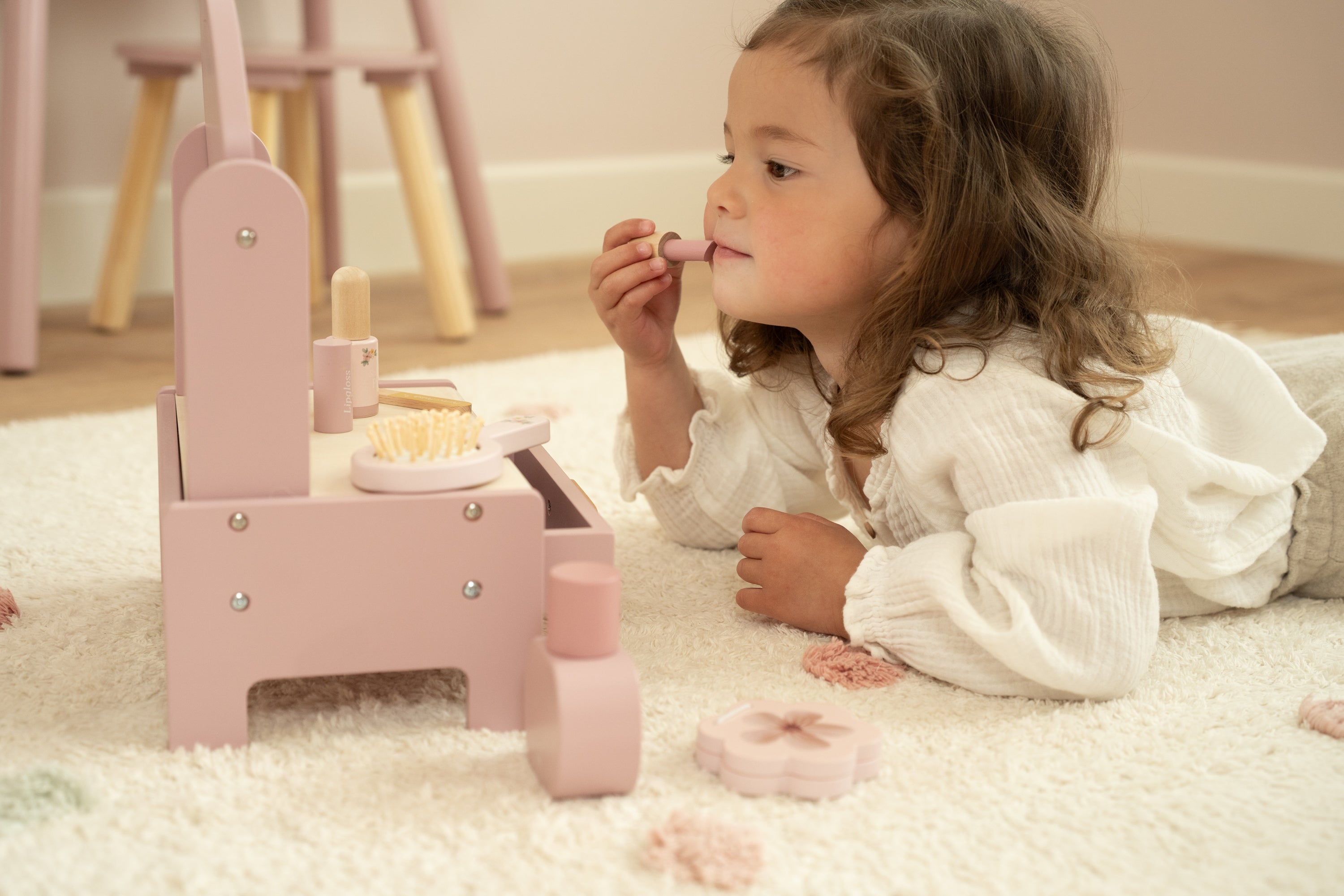 Little Dutch Sminkebord lille - Pink