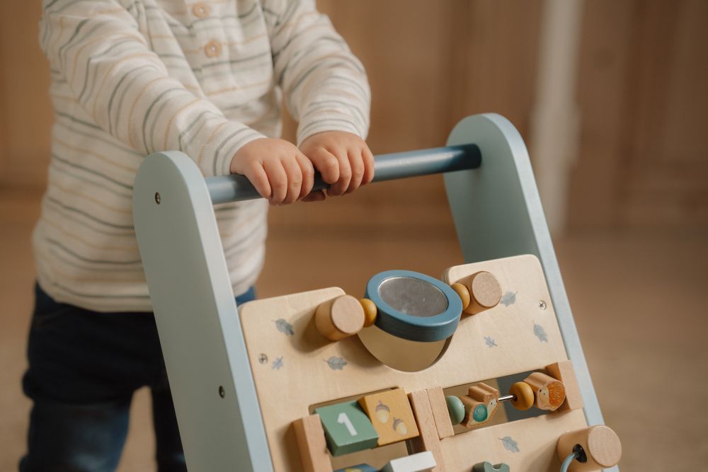 Little Dutch Multi-aktivitets Gåvogn - Forest Friends