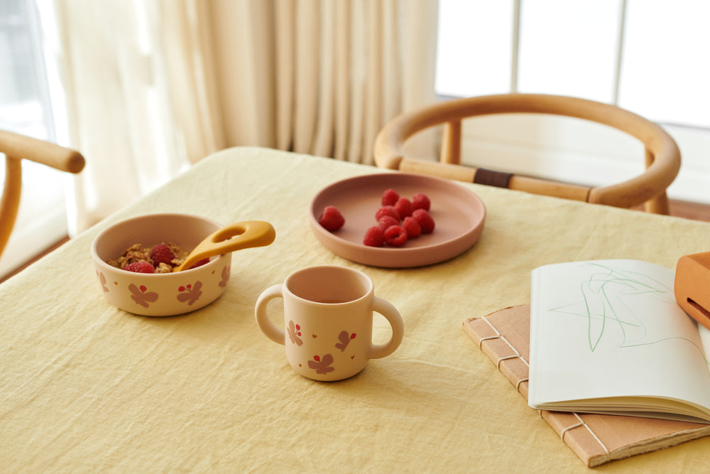 Liewood Vivi Silikone Sæt - Butterfly / Apple blossom